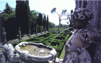 Im giardino segreto der Villa Farnese
